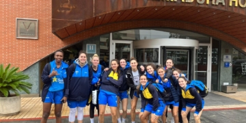 Las jugadoras de la escuadra lasaliana no pudieron sorprender en su cancha al conjunto cacereño, a pesar de que en la segunda parte del choque mejoraron su rendimiento anotador.