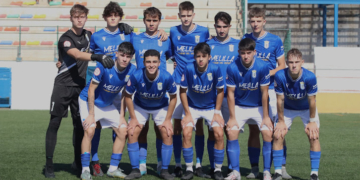 Once inicial con el que saltó al terreno de juego el equipo juvenil de la UD Melilla en el partido de ayer.