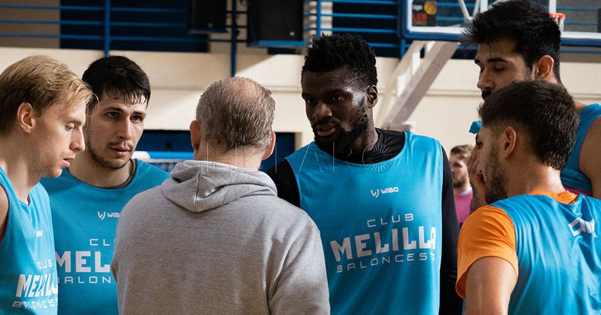 El Melilla Baloncesto trabaja al cien por cien de cara al partido del Oviedo