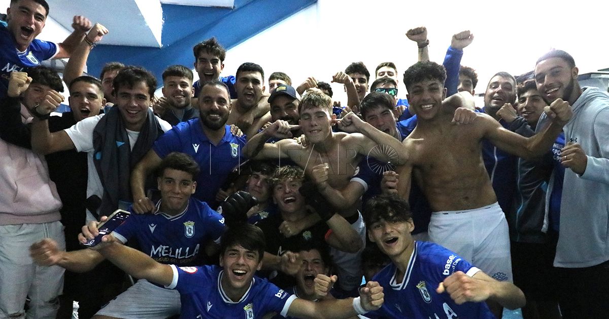 Segunda victoria liguera de la UD Melilla Juvenil