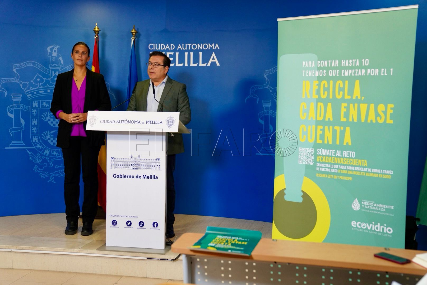 Campaña para el reciclaje de vidrios