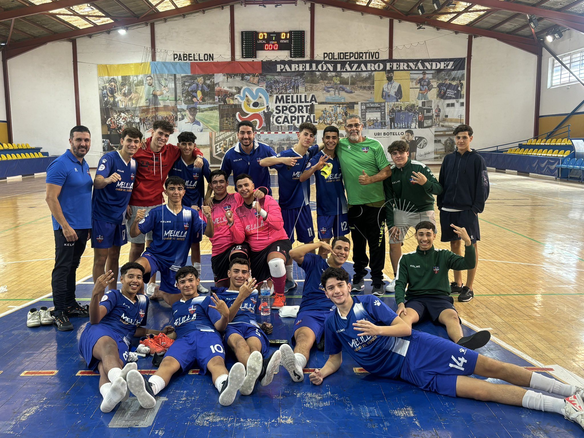 Claro triunfo del CF Rusadir que mostró su mayor pegada