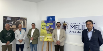 El consejero de Deportes estuvo acompañado en la presentación por representantes de los clubes que actualmente están impulsando la creación de la Federación Melillense.