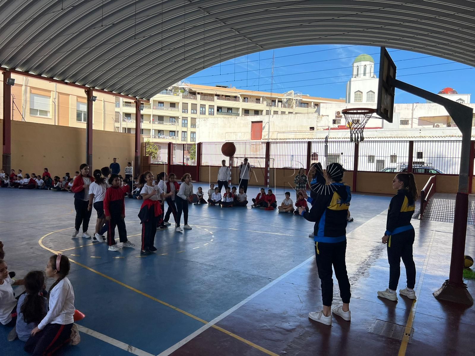 El CD Salle visita el Ceip Velázquez