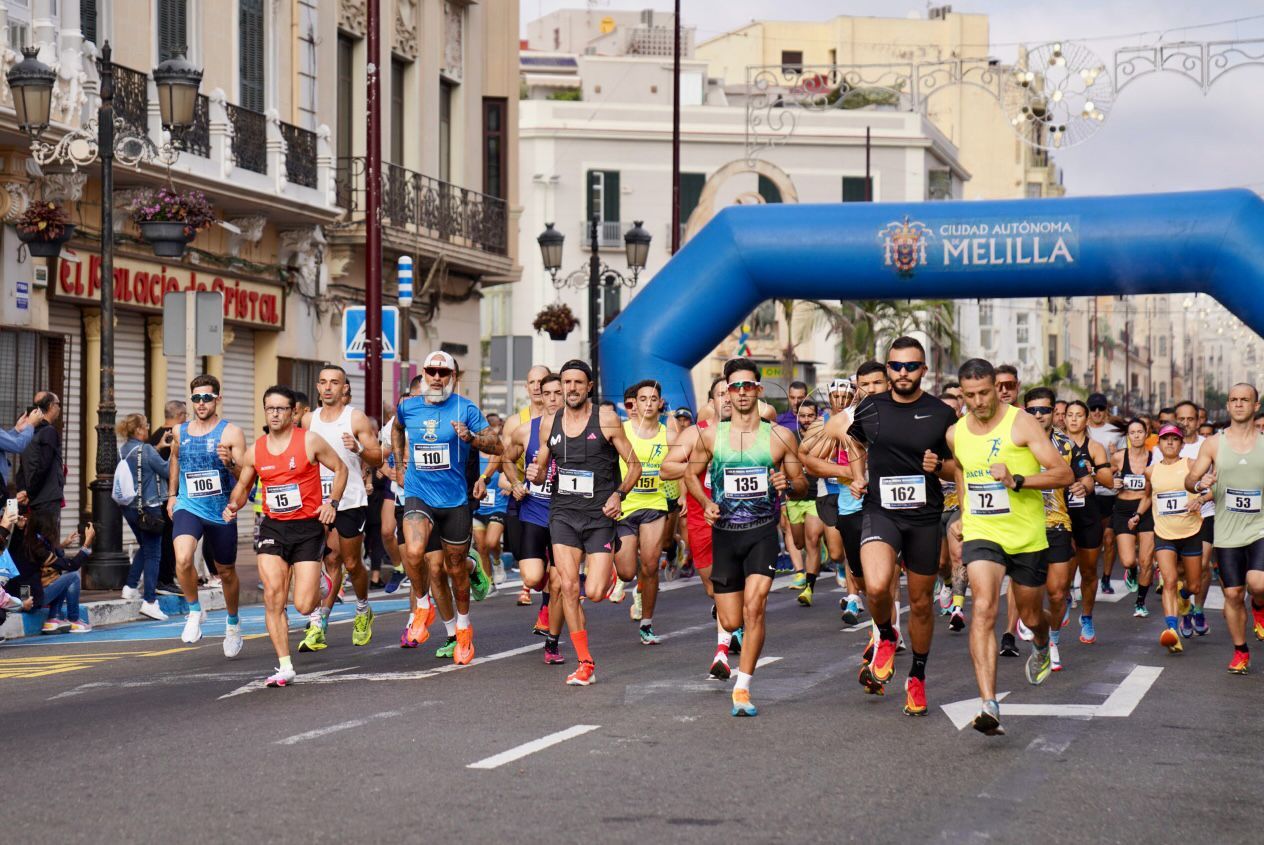 Chema Martínez y Conchi Suárez, ganadores de la XI Media Maratón Melilla Ciudad del Deporte