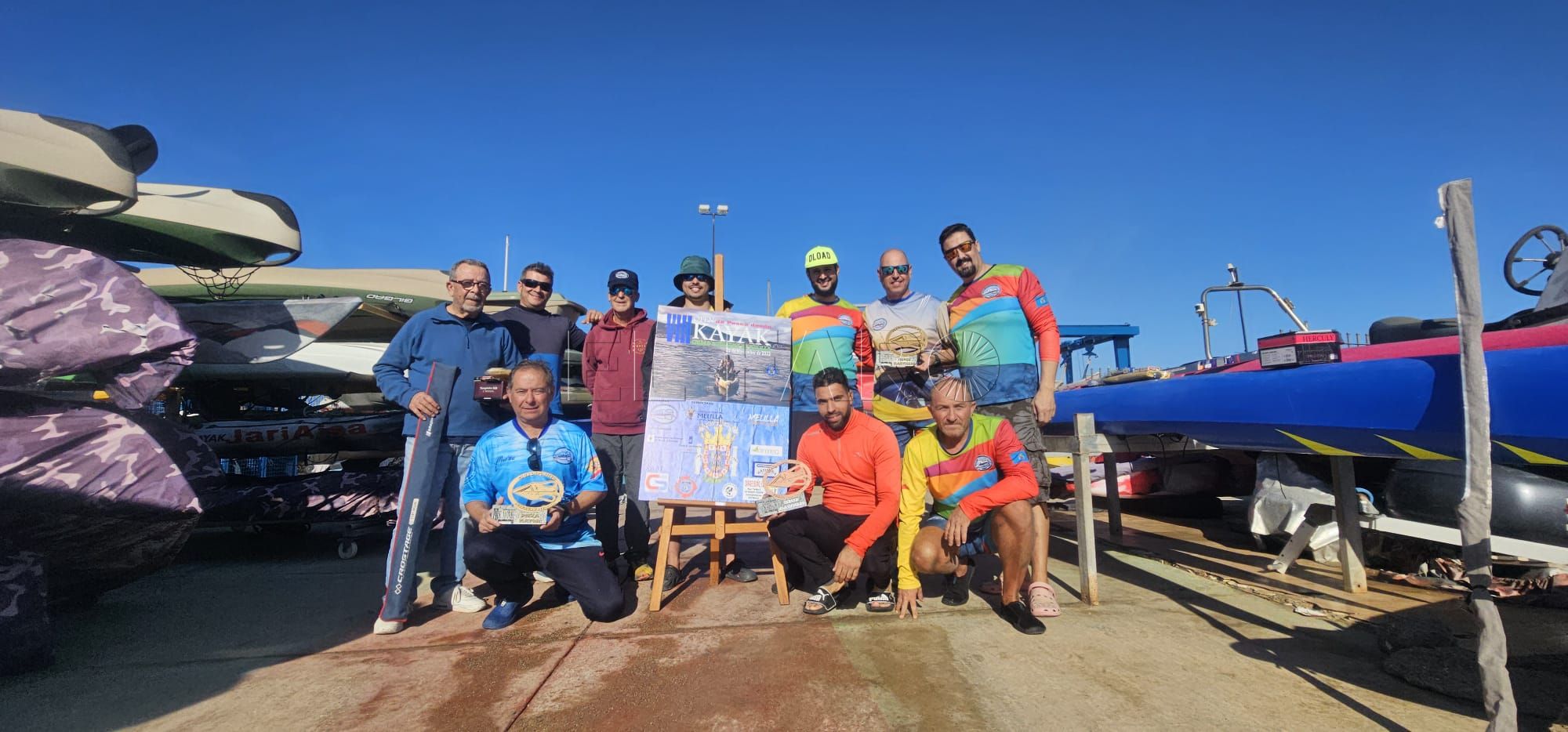 José Mateo Gil, triunfador del VIII Open de pesca desde kayak Ciudad Autónoma de Melilla