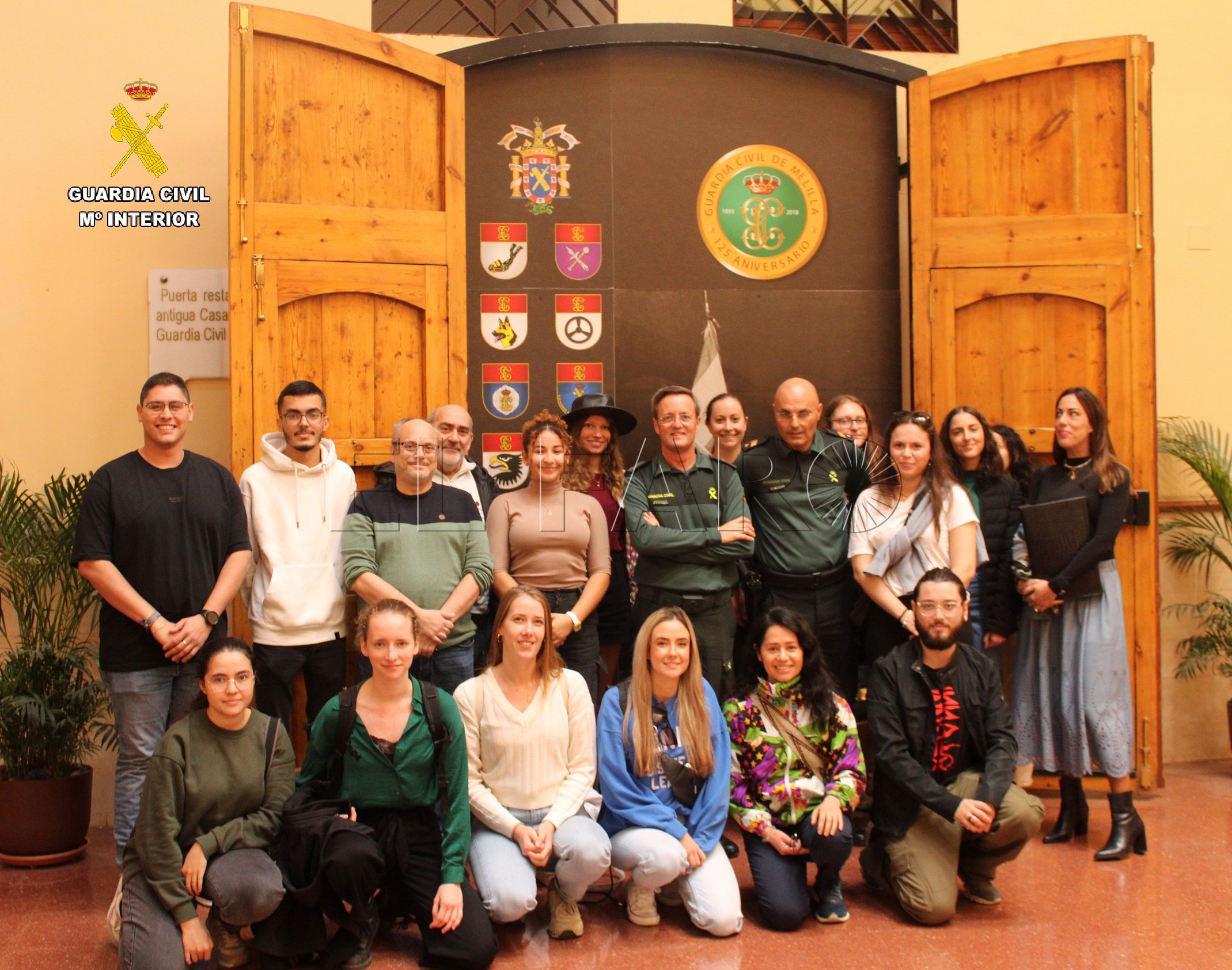 La Universidad de Hamburgo visita la Comandancia de la Guardia Civil de Melilla