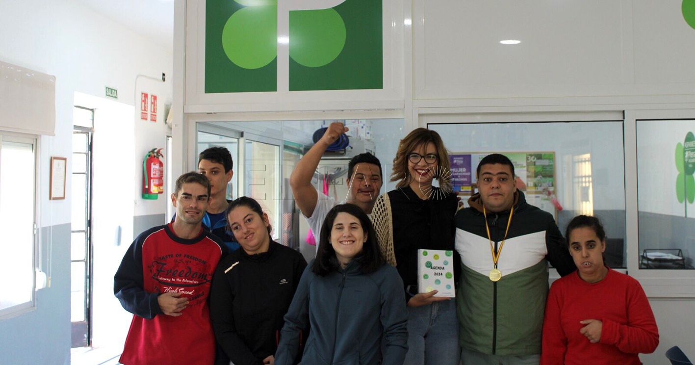 Visita de Sabrina Moh a Aspanies Plena Inclusión