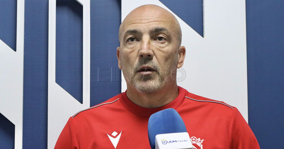 Sabas: “A la afición le pido que tenga la misma fe que tenemos nosotros en que vamos a conseguir los tres puntos”