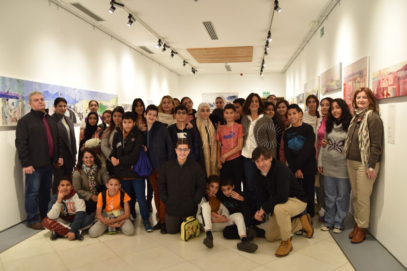 Exposición de alumnos del instituto Rusadir