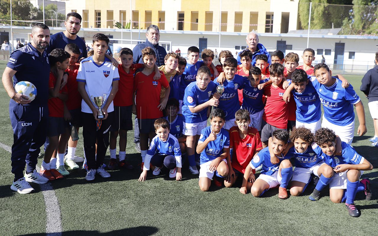 Las Copas Alevín para UD Melilla, Hermandad y CD Espiguera