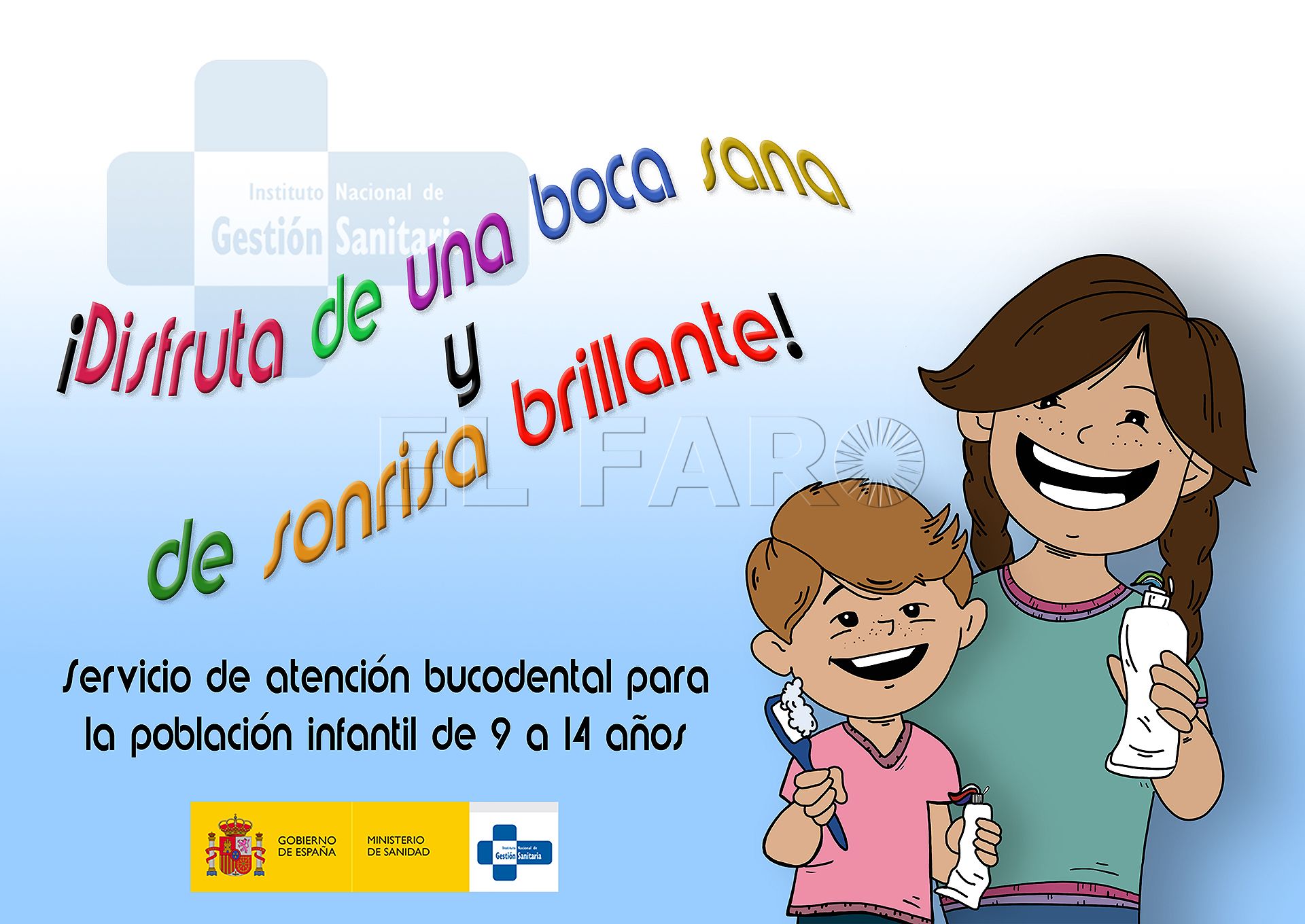 Ingesa amplía el servicio de atención bucodental para la población infantil de 9 a 14 años