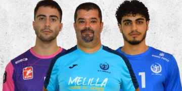 Arnau Masiá, Salim Abdelkader y Azddin Mimoun representarán al voleibol melillense en el partido que se disputará en Valladolid.