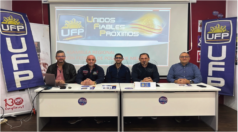 Antonio García Guillén, nuevo secretario regional en Melilla de la UFP