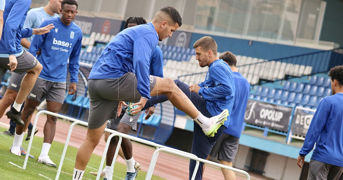 La plantilla azulina vuelve al trabajo tras el parón navideño