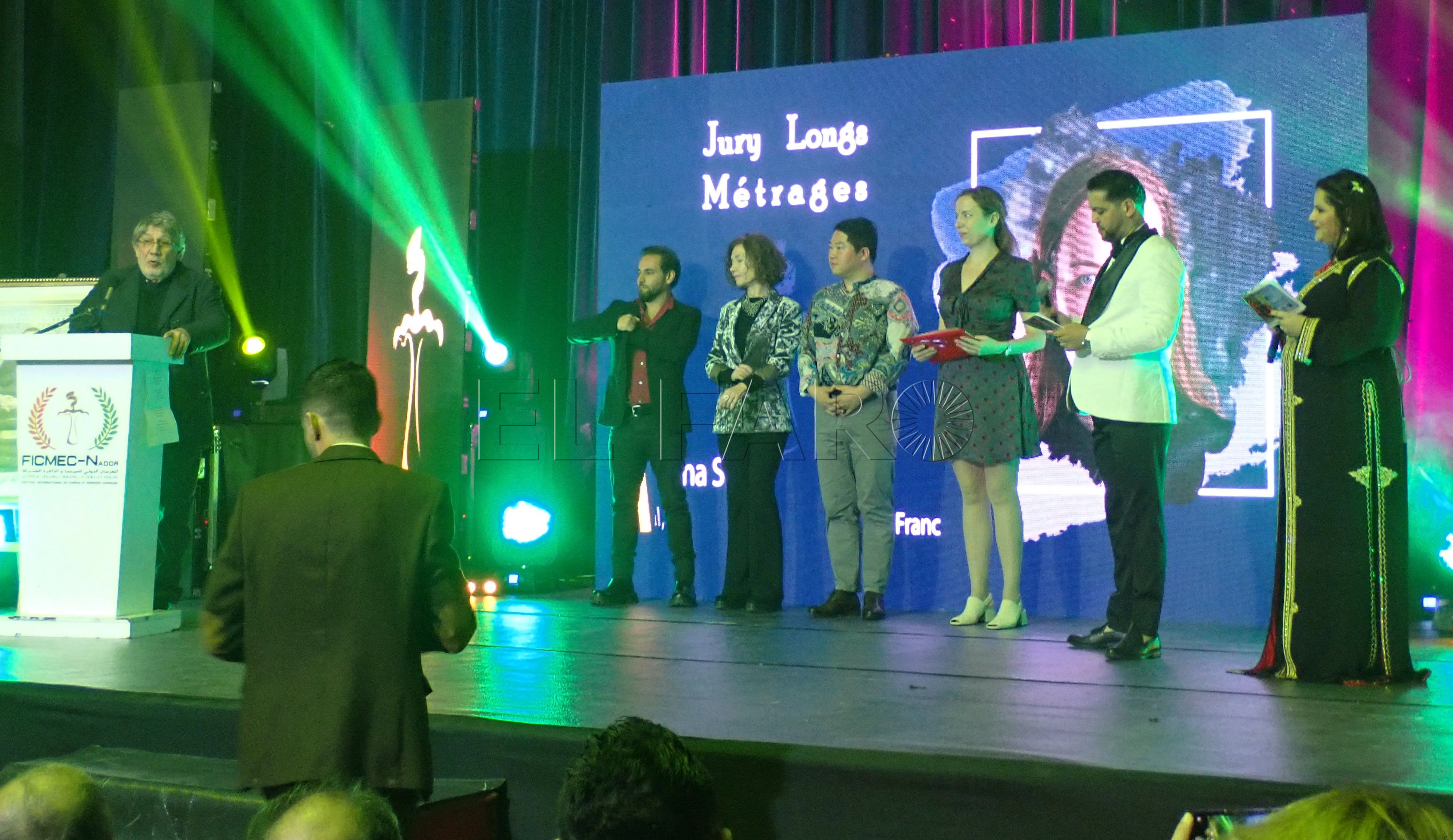 Ceremonia de clausura del Festival Internacional de Cine de Nador