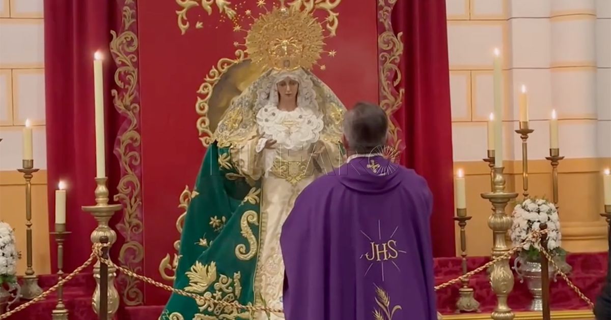 Roberto Vargas sobre el besamanos de la Virgen de Gracia: "Fue un incesante goteo de gente acercándose y pidiendo a la Virgen"