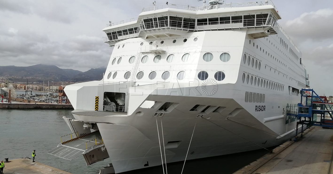 Baléaria compra el ferry de propulsión eléctrica Rusadir y suma su undécimo barco a gas en propiedad