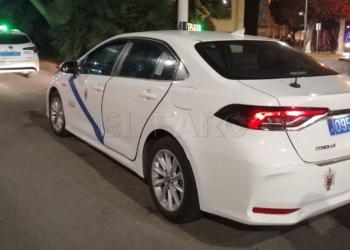 Los taxistas, indignados con el cambio de lugar de la parada de la Plaza de España