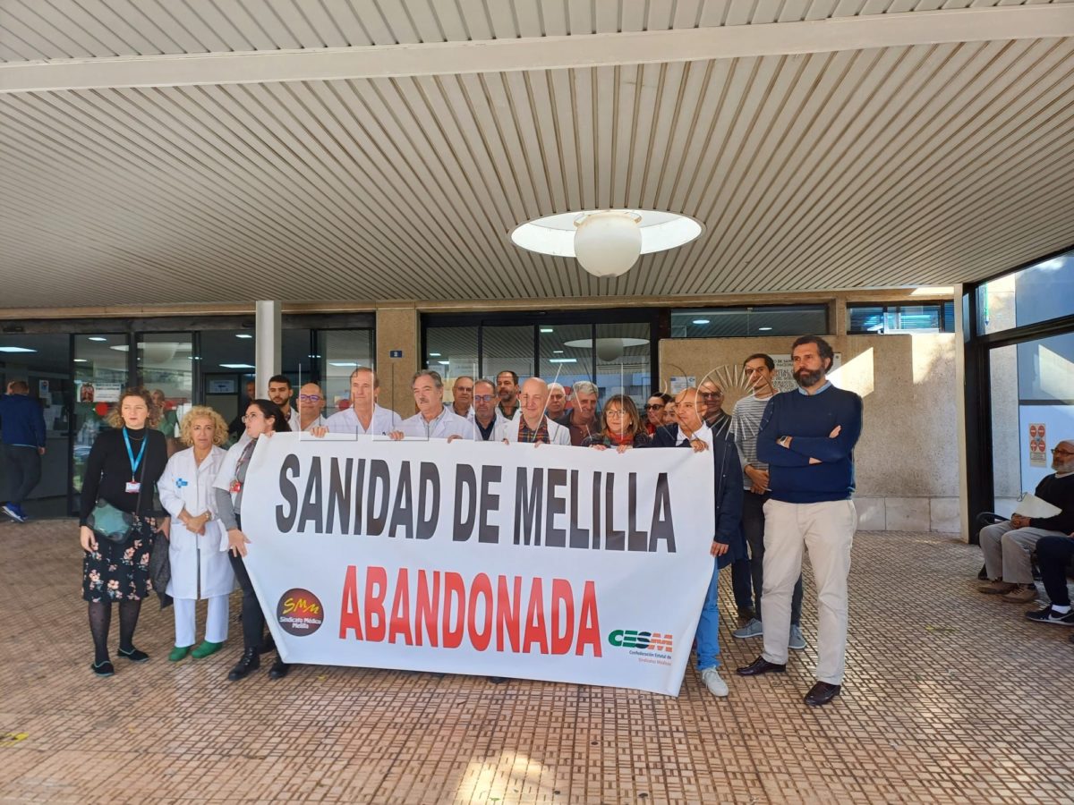 Los sanitarios en huelga denuncian que la situación en Melilla va a peor