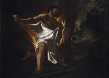 La muerte de Hércules por Francisco de Zurbarán (Museo del Prado)