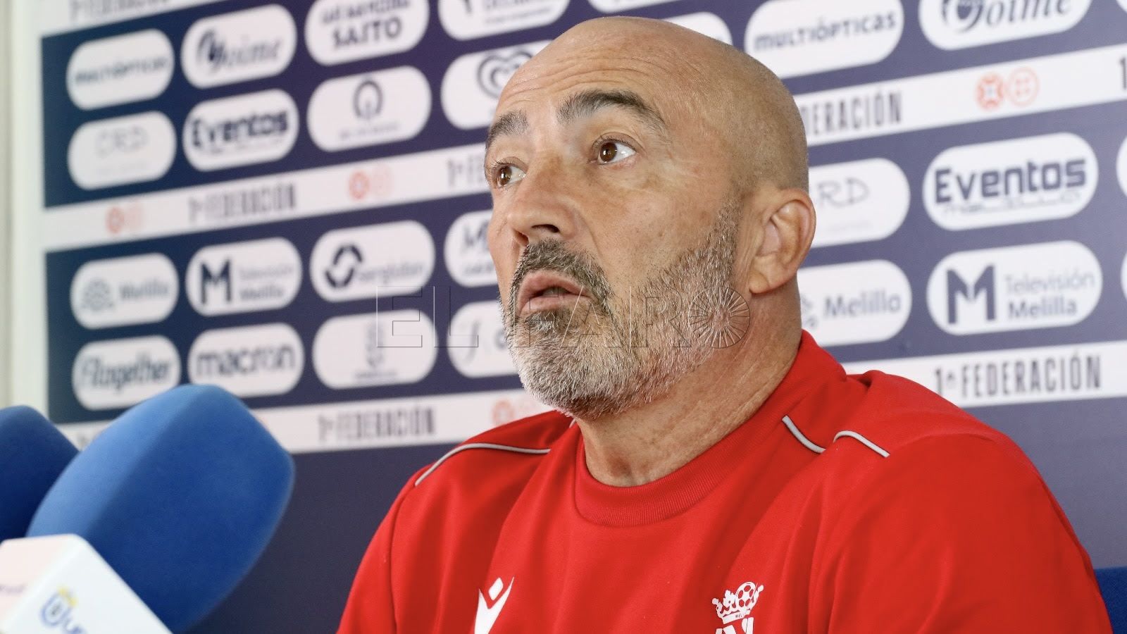 Juan Sabas, entrenador del Melilla: “Tenemos que dejar la portería a cero”