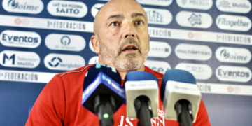 Juan Sabas atendió a los medios de comunicación, en la previa del partido frente al Algeciras CF que se disputará mañana domingo, a las 12:00 horas, en el Nuevo Mirador de Algeciras.