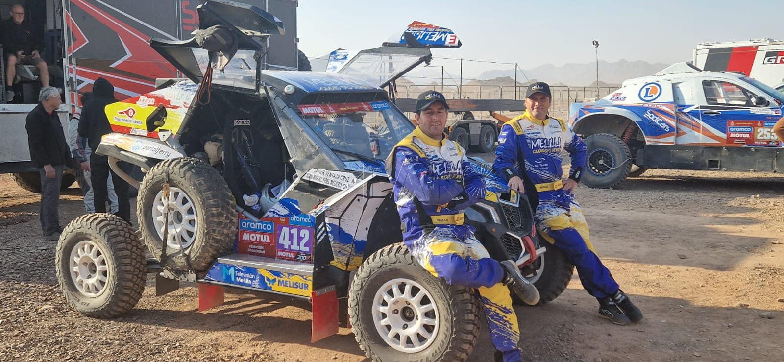 Melilla suena con fuerza en cada una de las etapas celebradas en el Dakar