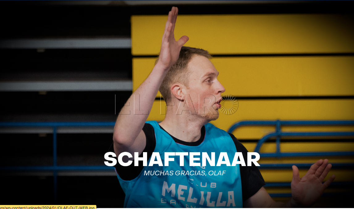 Schaftenaar deja el Melilla BC