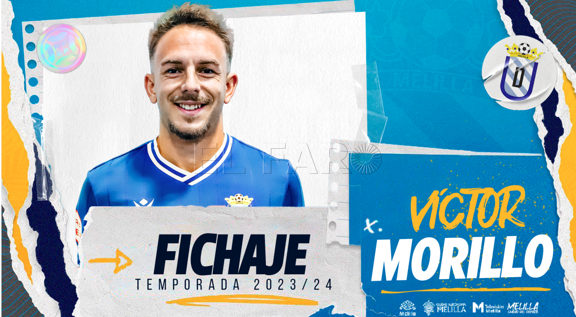 Víctor Morillo, nuevo futbolista de la UD Melilla
