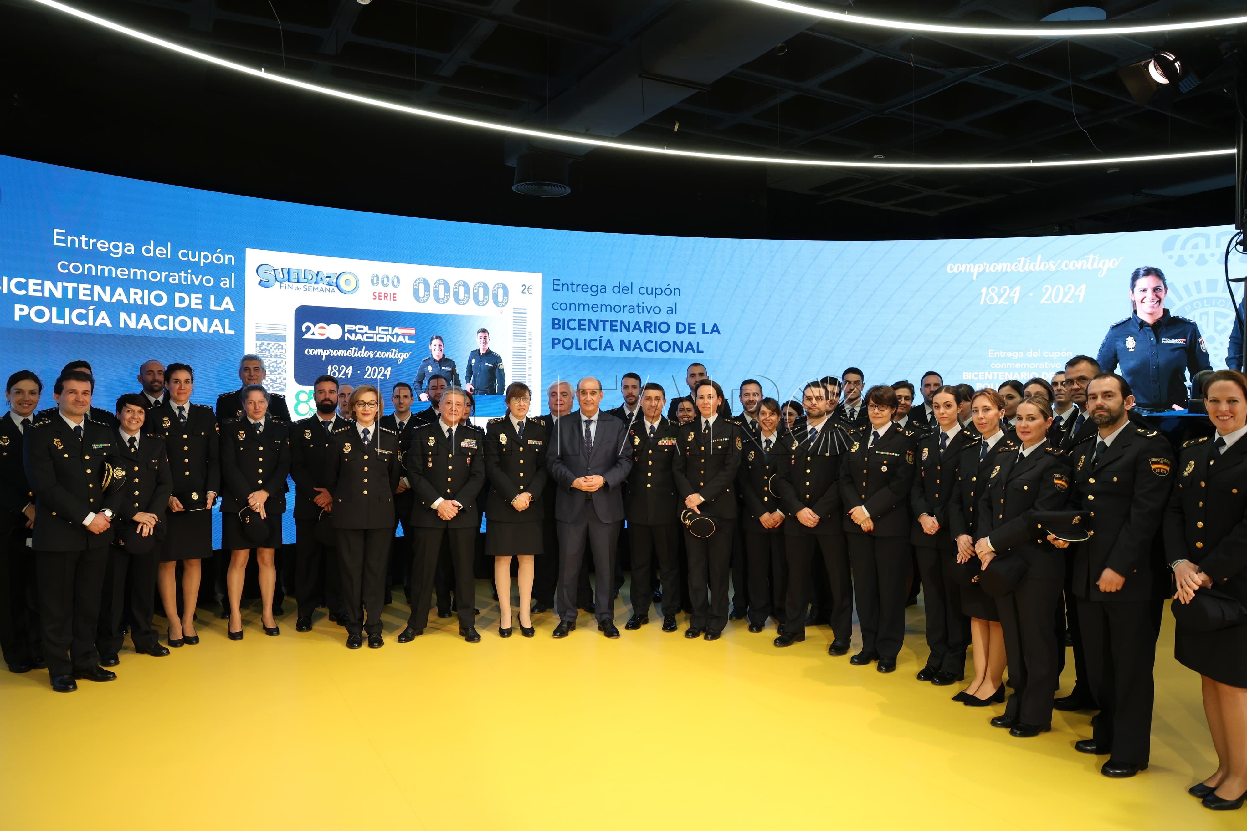 El cupón de la ONCE celebra el 200 aniversario de la creación de la Policía Nacional