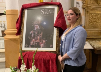 La Virgen de la Soledad, protagonista del cartel oficial de la Semana Santa de Melilla 2024