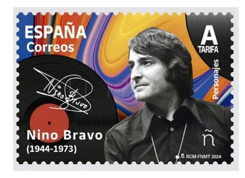 Correos emite hoy un sello dedicado al cantante valenciano Nino Bravo