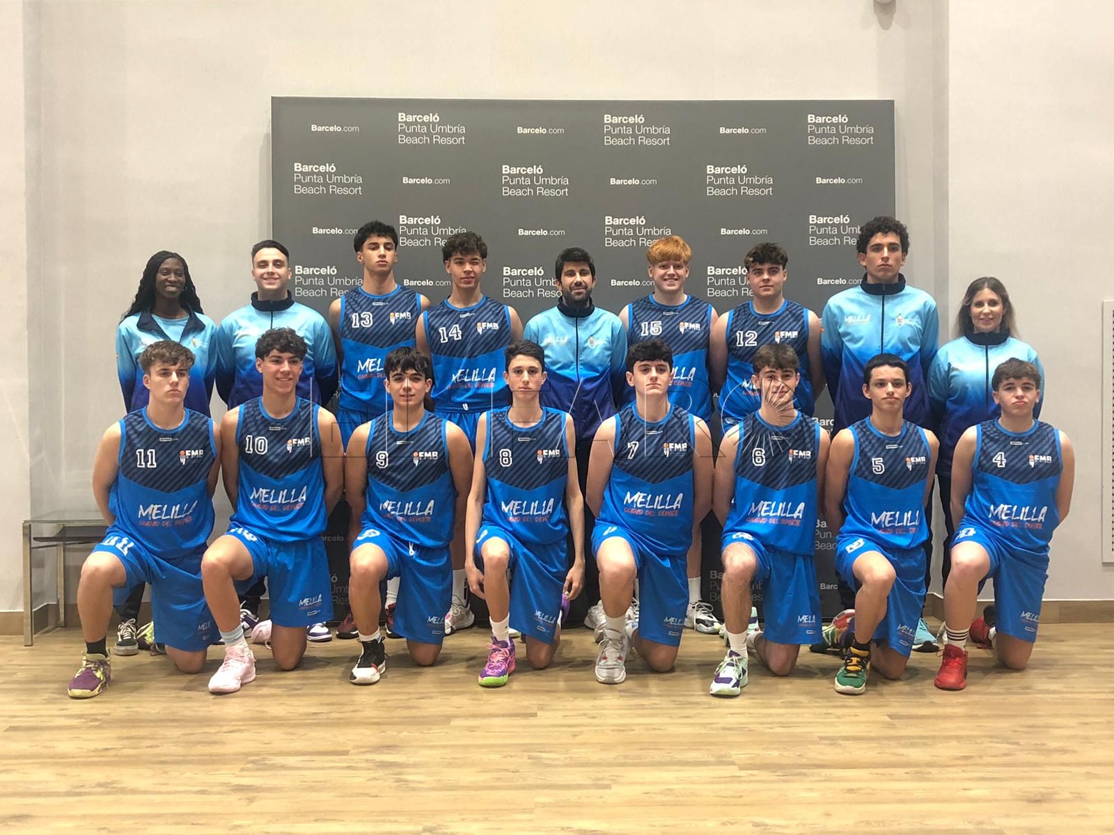 Melilla fue de más a menos ante La Rioja en cadete masculino