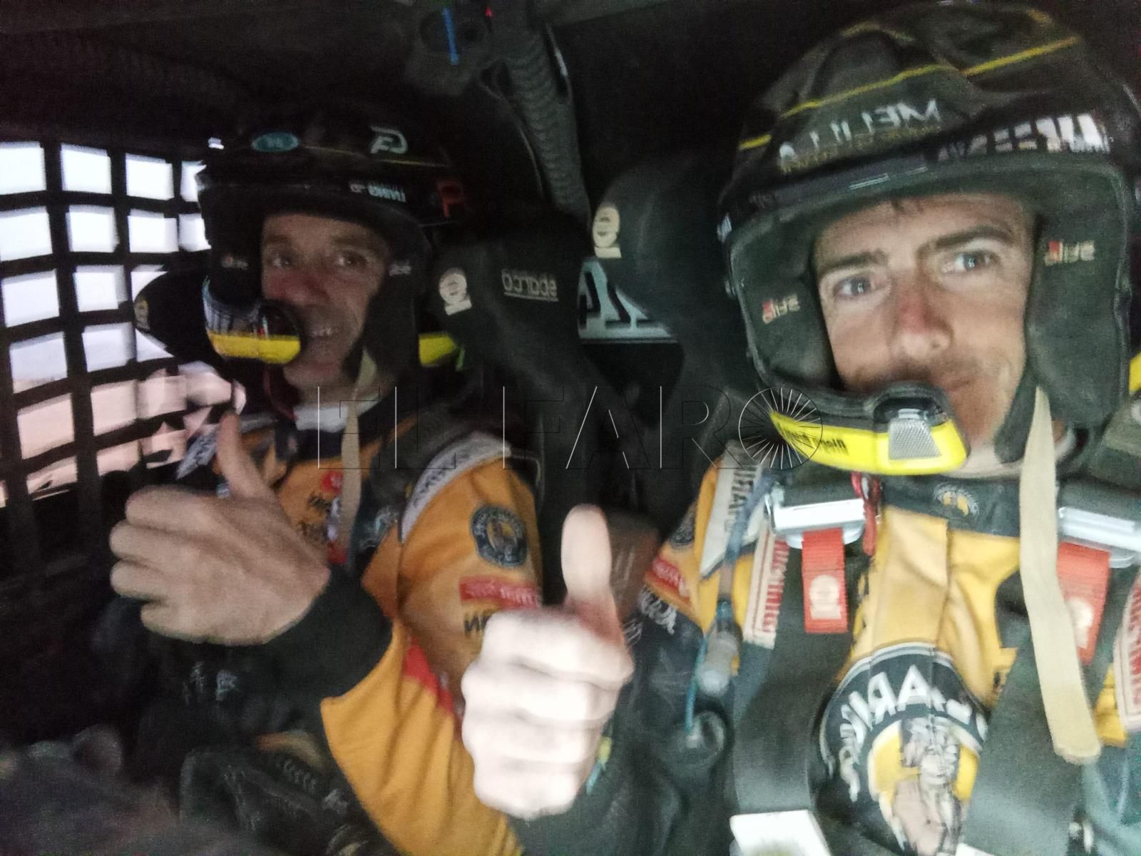 El copiloto melillense Diego Ortega gana la segunda etapa del Dakar