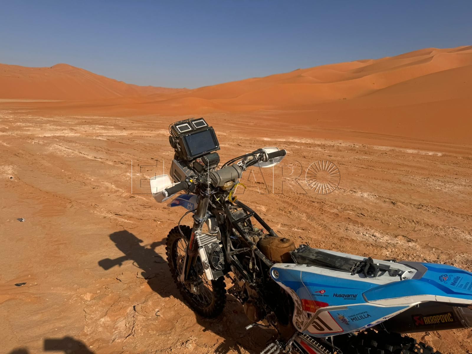 Rachid Al Lal corrió más de doce etapas del Dakar con un dedo del pie roto