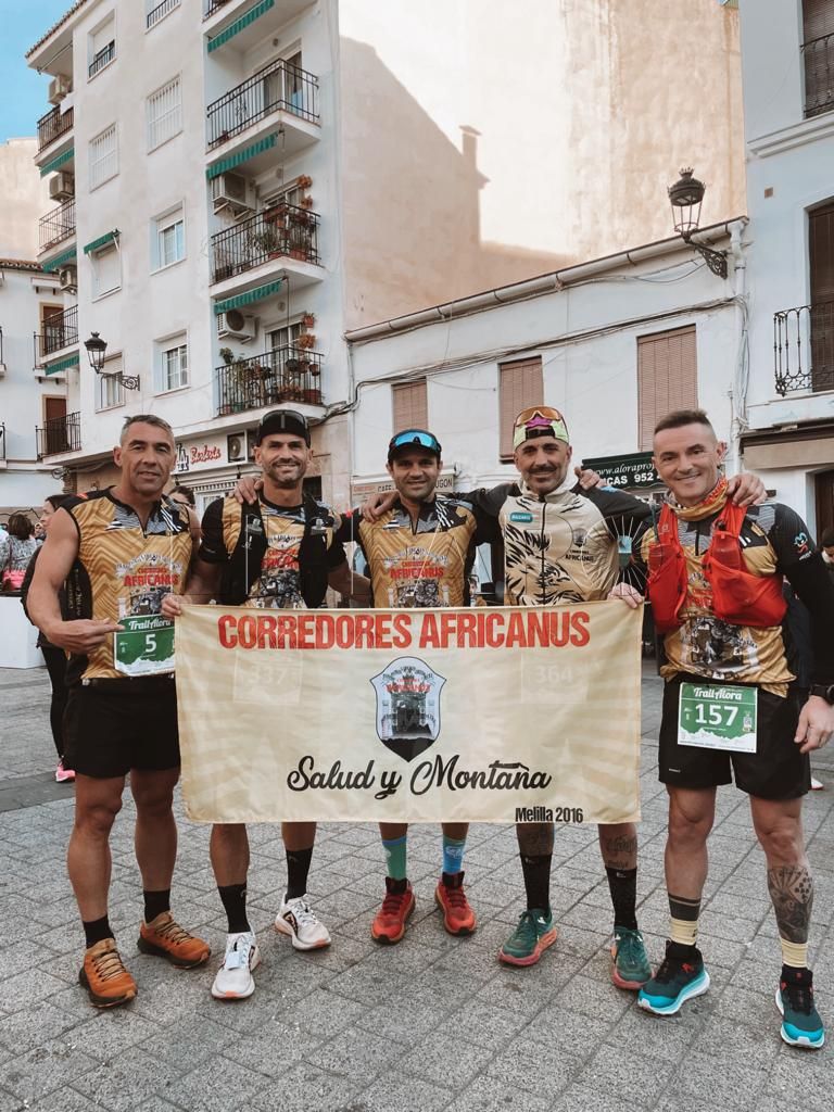 Magnífico papel del Club Africanus en el Trail de Álora