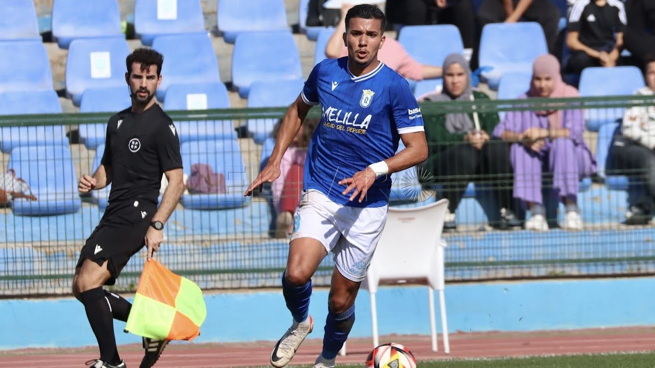 Siddiki, jugador de la UD Melilla: "Tenemos mucha más confianza"