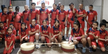 La Escuela de Halterofilia de la Territorial Melillense cuenta con niños con edades comprendidas entre los cuatro y los doce años.