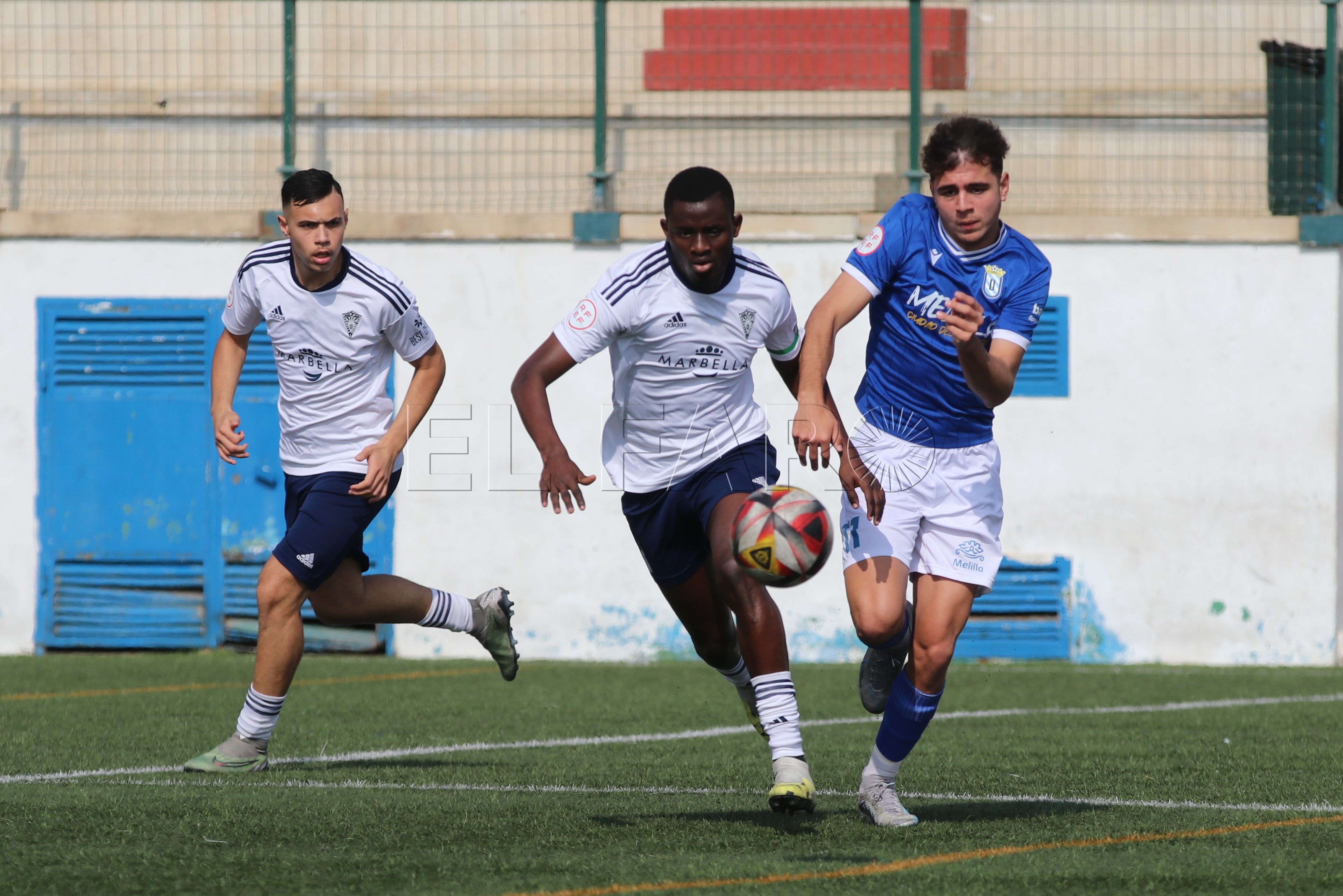 El acierto del Marbella golpeó duramente a la UD Melilla juvenil