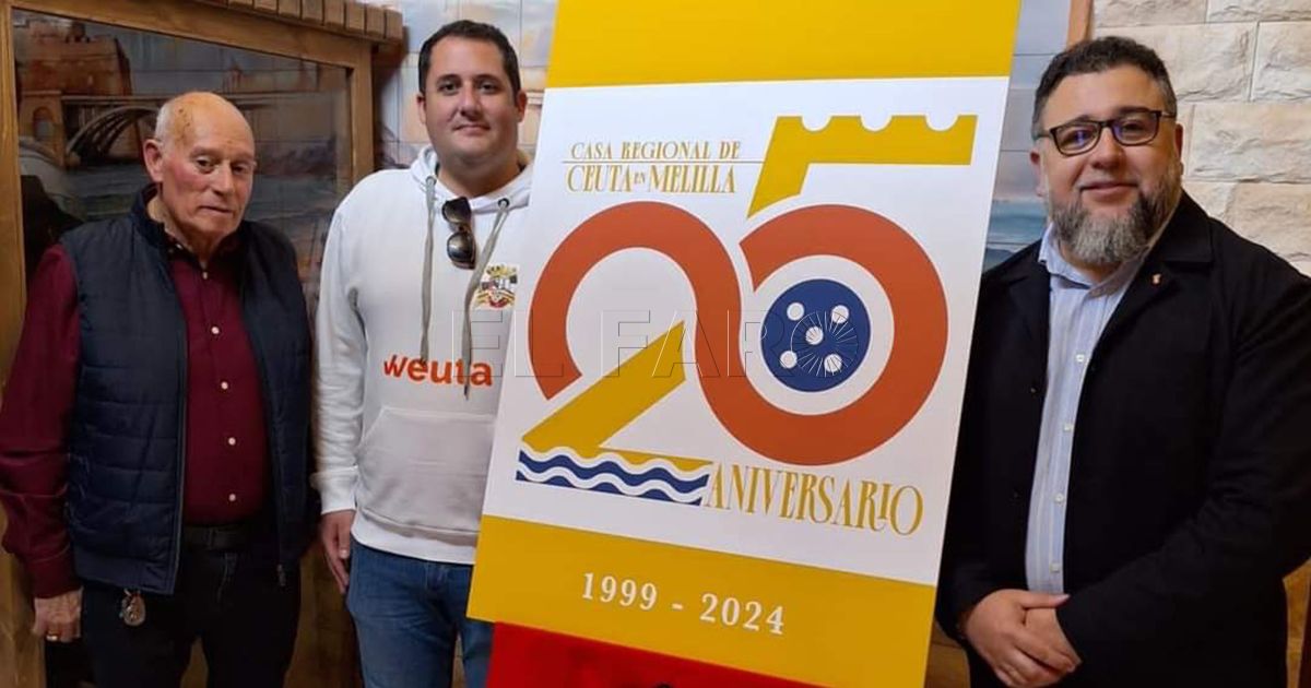 La Casa Regional de Ceuta en Melilla ya tiene logo para promocionar su 25 aniversario