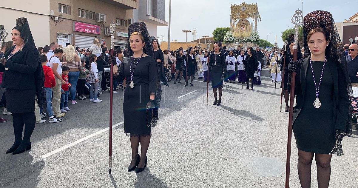 Continúa abierto el plazo para las papeletas de sitio de las mantillas de la Cofradía del Cautivo