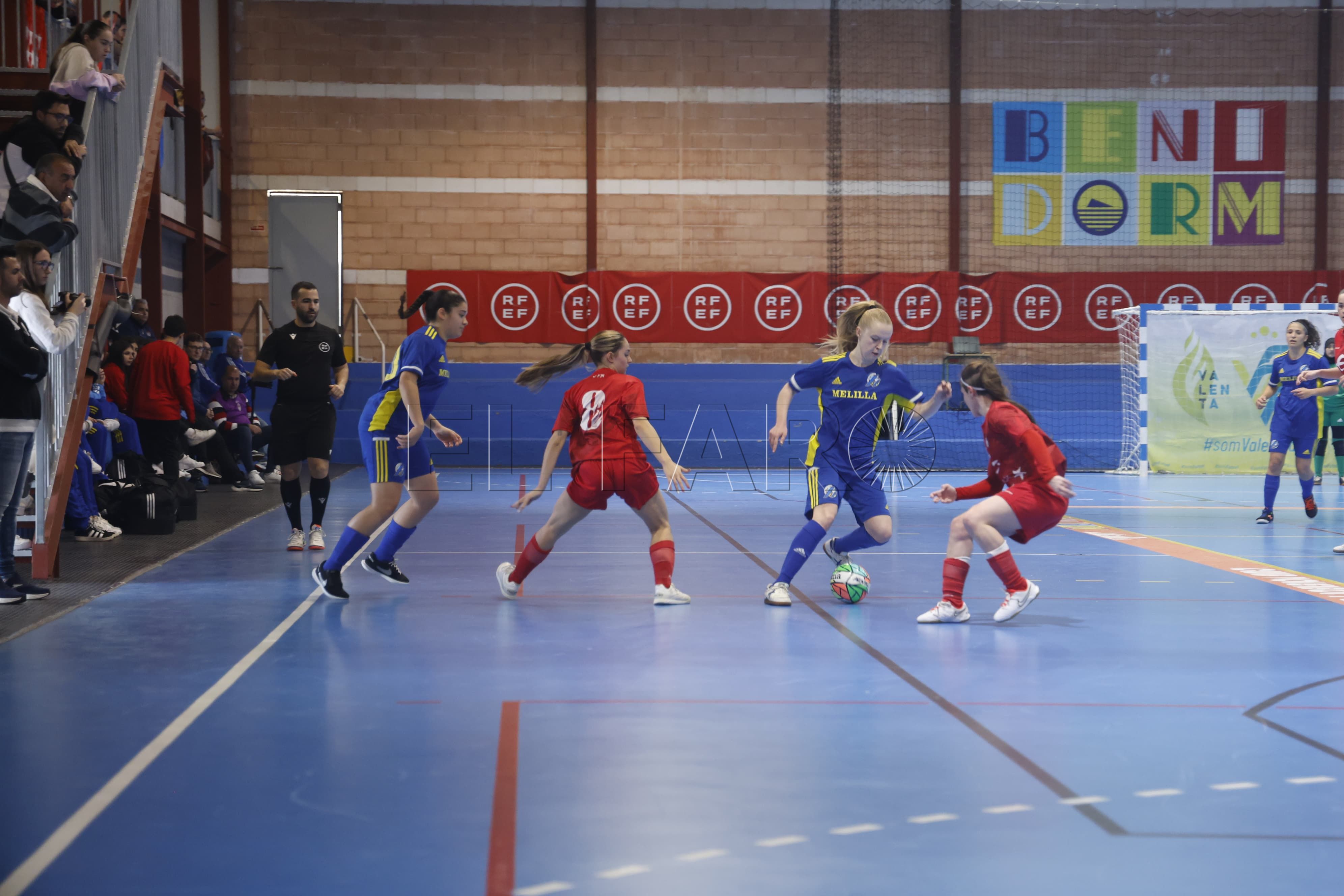 Melilla se despide con una buena imagen de los Nacionales femenino de fútbol sala