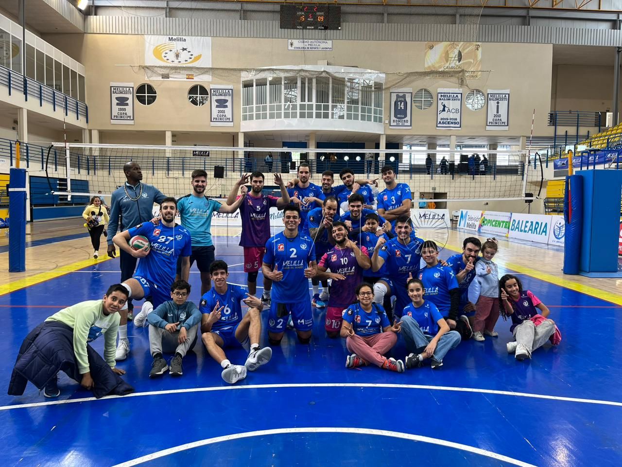 El CV Melilla inicia su lucha por el título de la Copa del Rey