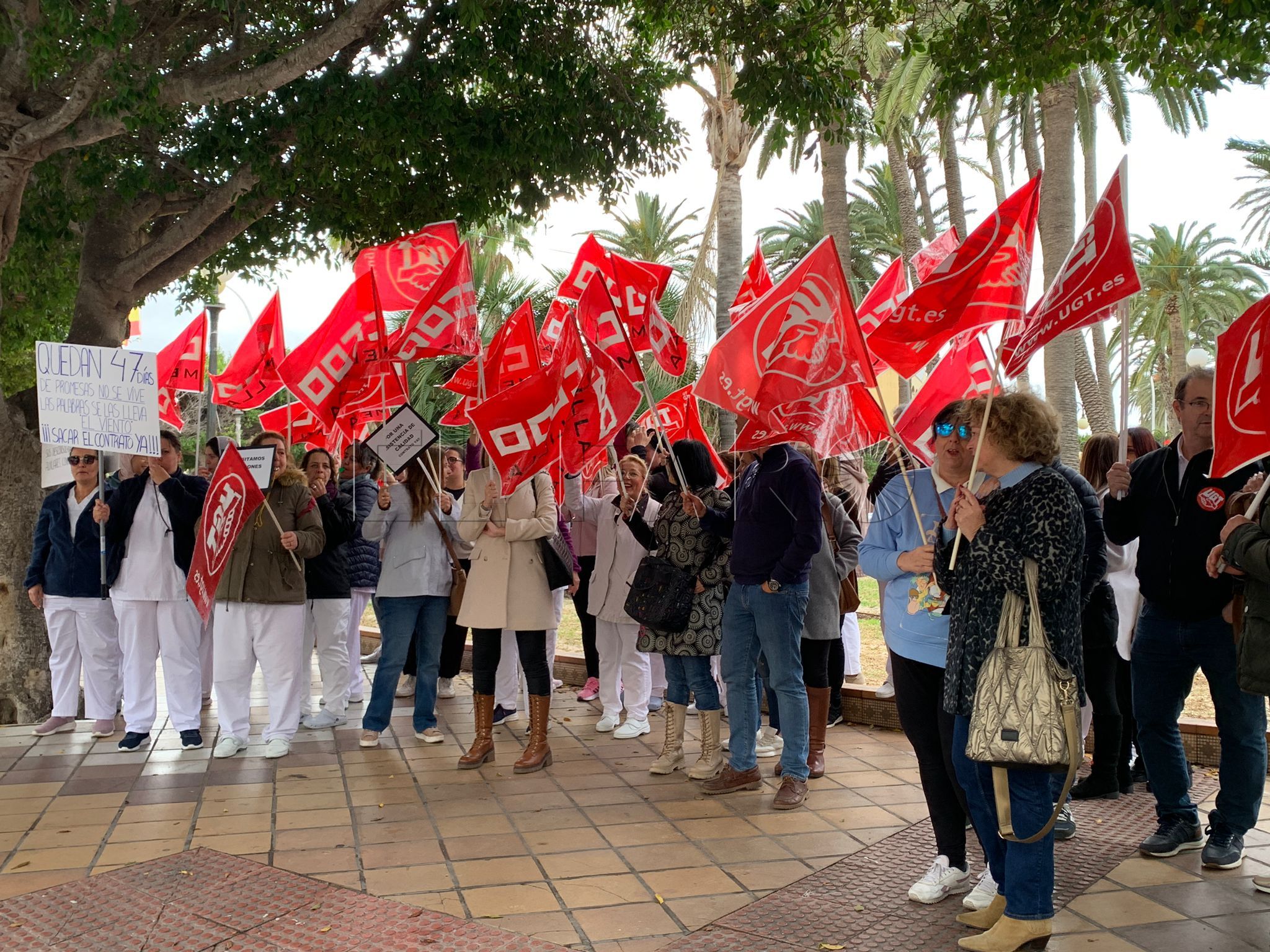 Los trabajadores de ayuda a domicilio ponen en duda las palabras de la consejera de Políticas Sociales