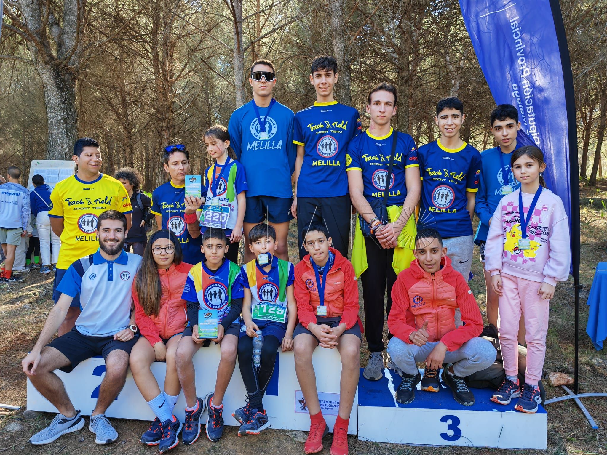 Campeones para la Cañada se trae dos podios de Málaga