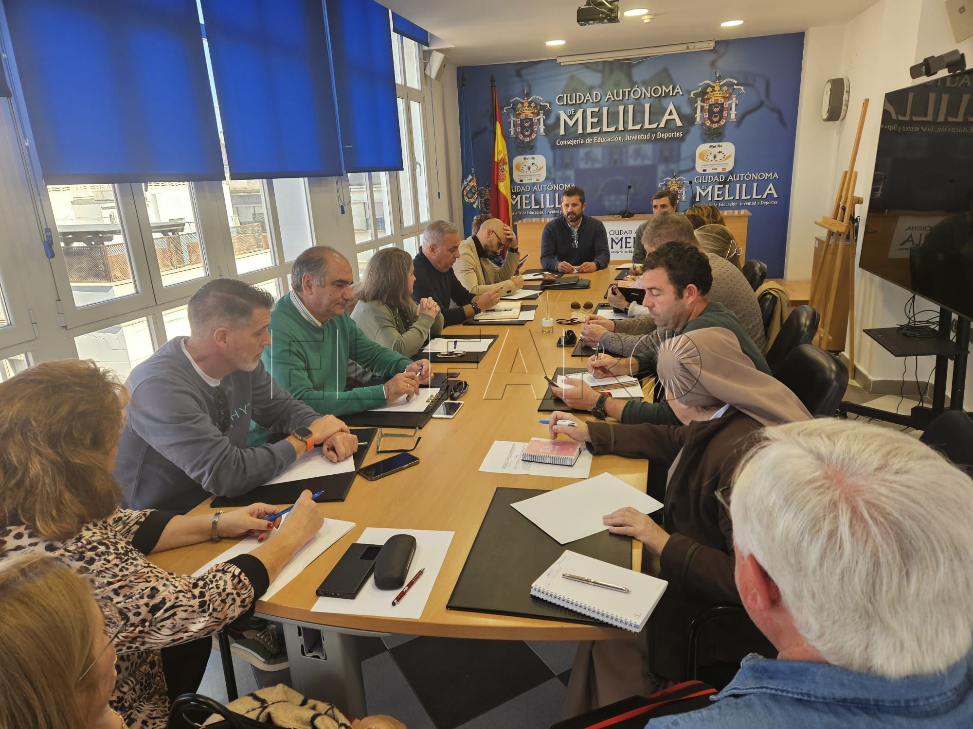 Reunión para conocer la situación de los centros educativos de Melilla