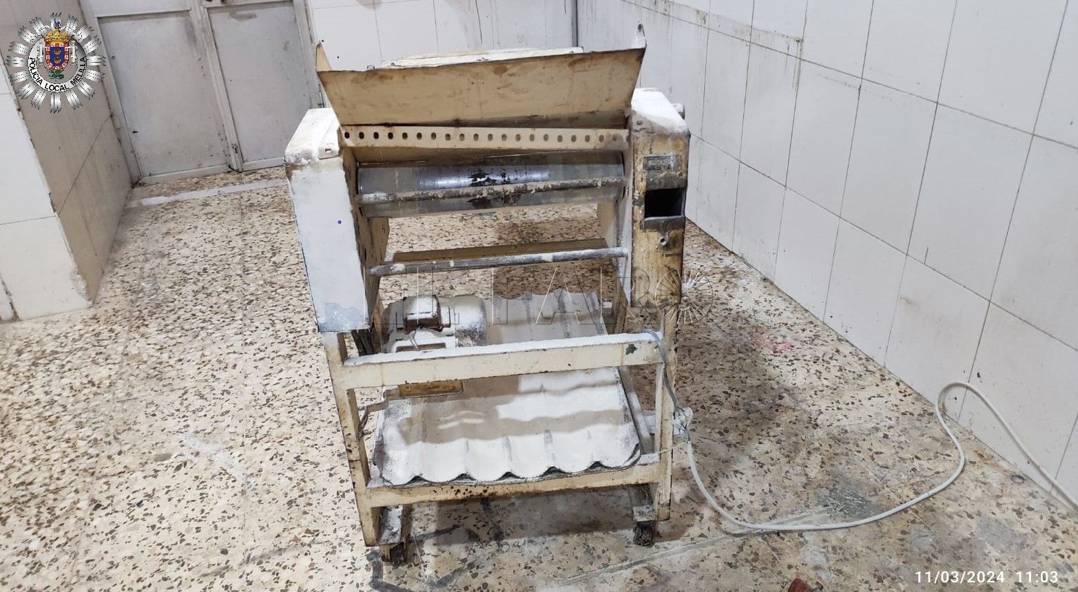 La Policía Local clausura un obrador de panadería ilegal