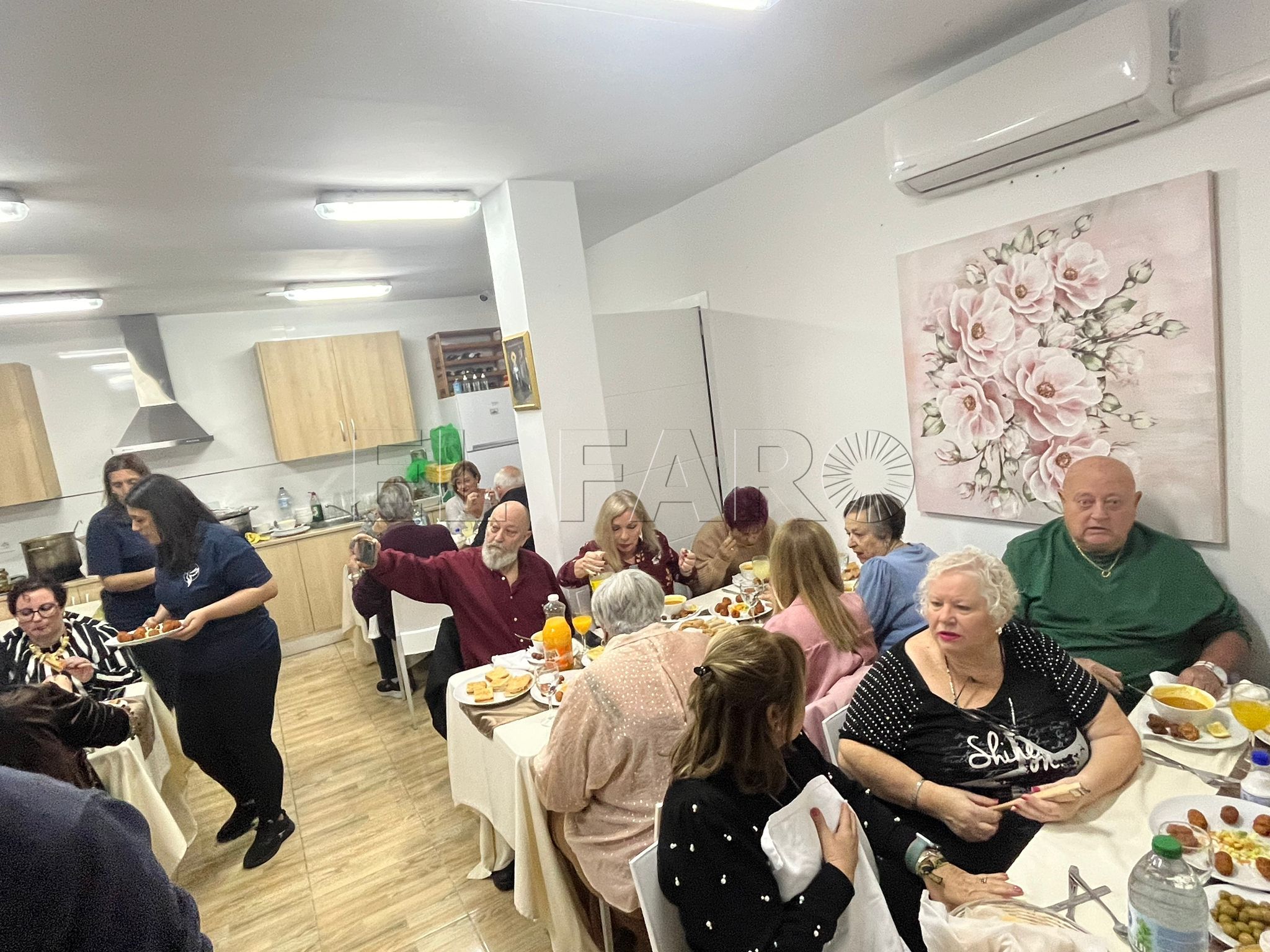 La asociación de vecinos Ágora acoge su penúltima ruptura del ayuno