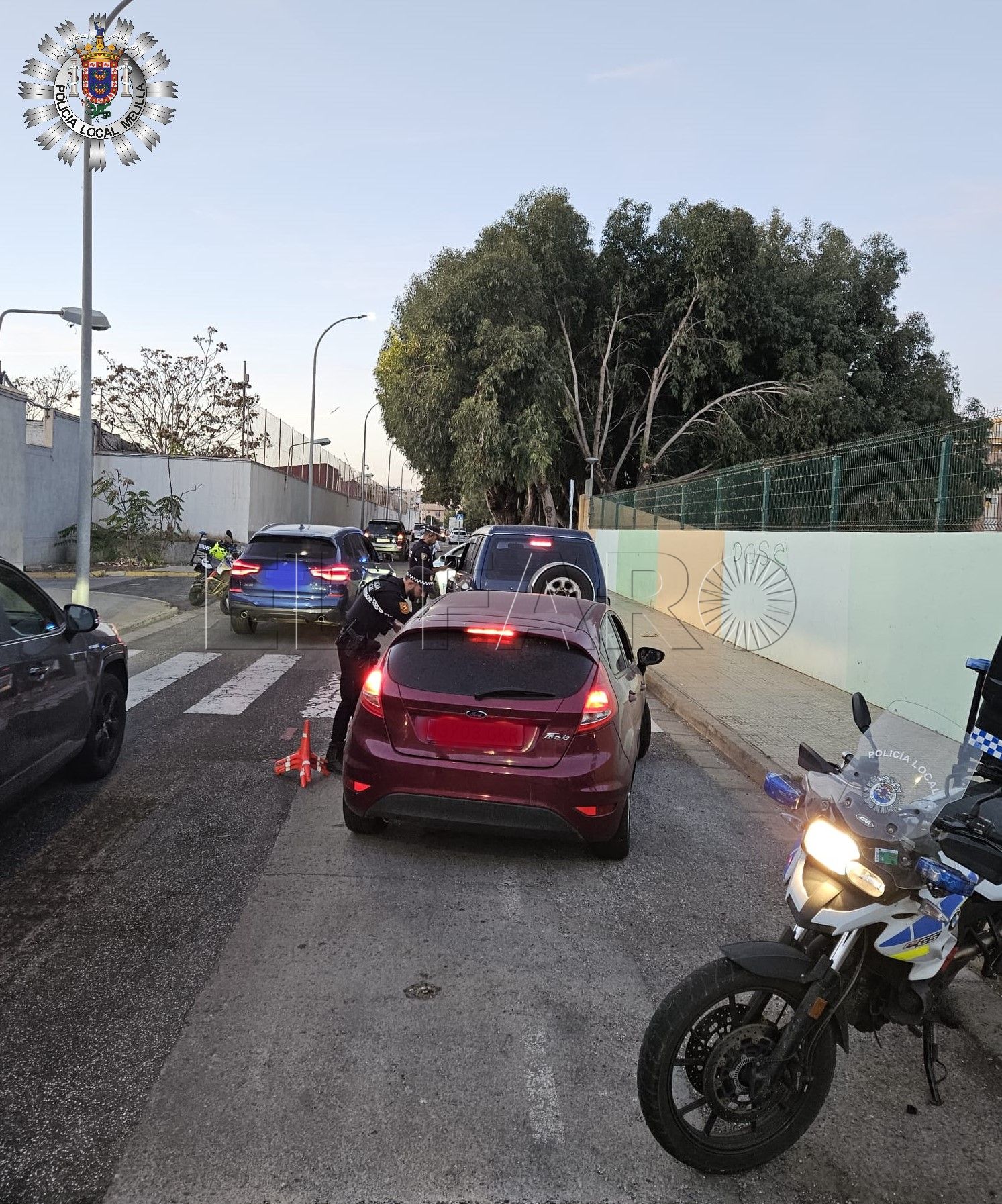 Un conductor es denunciado por no llevar cinturón de seguridad